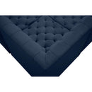 Meridian Tuft Navy Velvet Modular Sectional IMAGE 17
