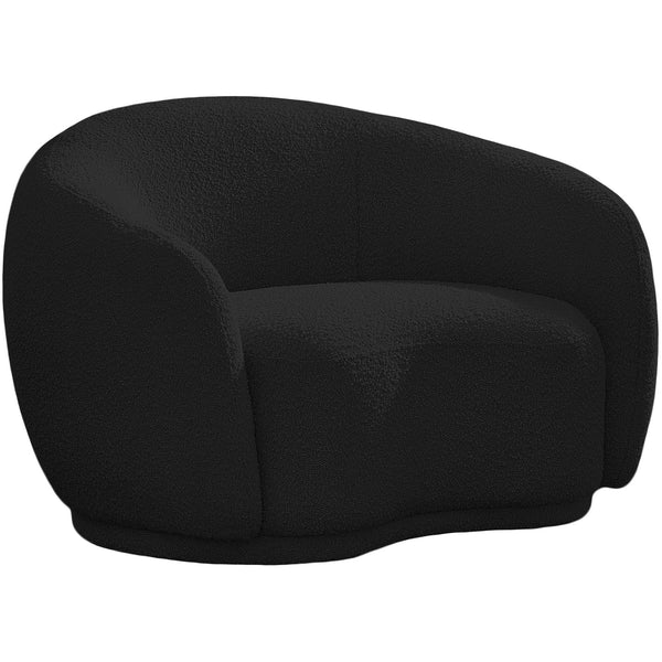 Meridian Hyde Stationary Fabric Chair 693Black-C IMAGE 1