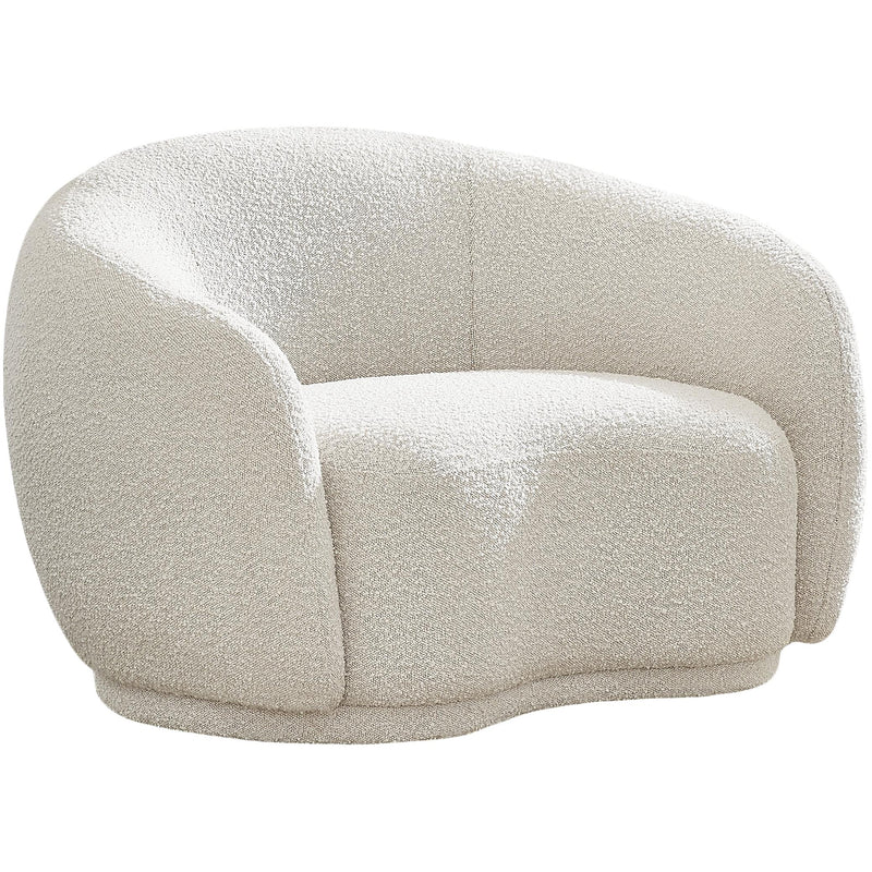 Meridian Hyde Stationary Fabric Chair 693Cream-C IMAGE 1