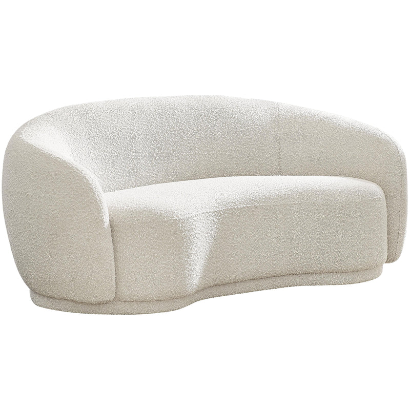 Meridian Hyde Stationary Fabric Loveseat 693Cream-L IMAGE 1