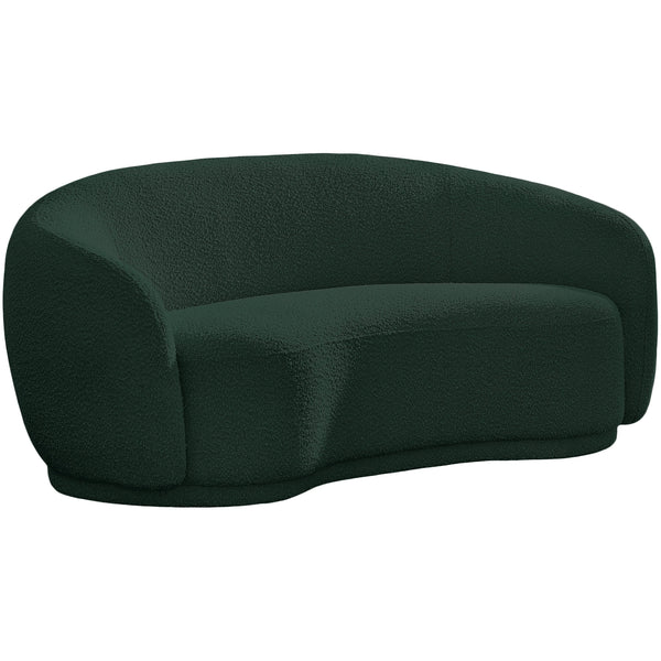Meridian Hyde Stationary Fabric Loveseat 693Green-L IMAGE 1