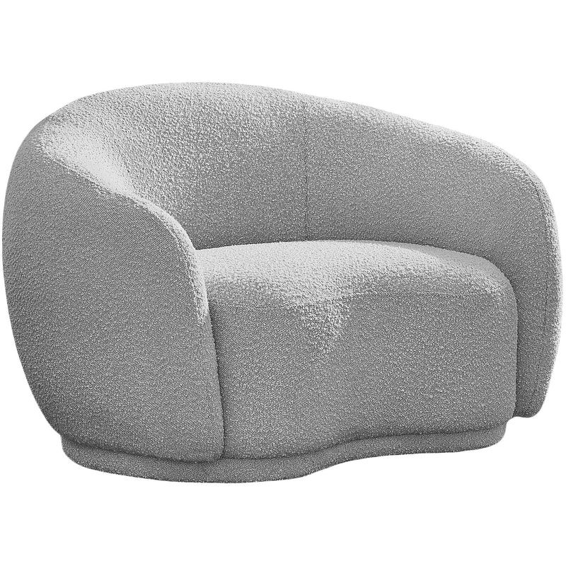 Meridian Hyde Stationary Fabric Chair 693Grey-C IMAGE 1
