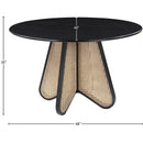 Meridian Butterfly Black Dining Table IMAGE 6