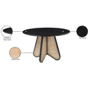 Meridian Butterfly Black Dining Table IMAGE 7