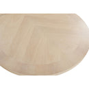 Meridian Belinda Natural Oak Veneer Dining Table (3 Boxes) IMAGE 13