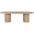 Meridian Belinda Natural Oak Veneer Dining Table (3 Boxes) IMAGE 6