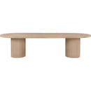 Meridian Belinda Natural Oak Veneer Dining Table (3 Boxes) IMAGE 7
