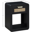 Meridian Langham Black Night Stand IMAGE 16