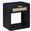 Meridian Langham Black Night Stand IMAGE 16