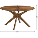 Meridian Woodson Rich Walnut Veneer Dining Table IMAGE 6