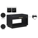 Meridian Avery Black Wood Veneer Night Stand IMAGE 15