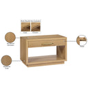 Meridian Avery Oak Wood Veneer Night Stand IMAGE 15