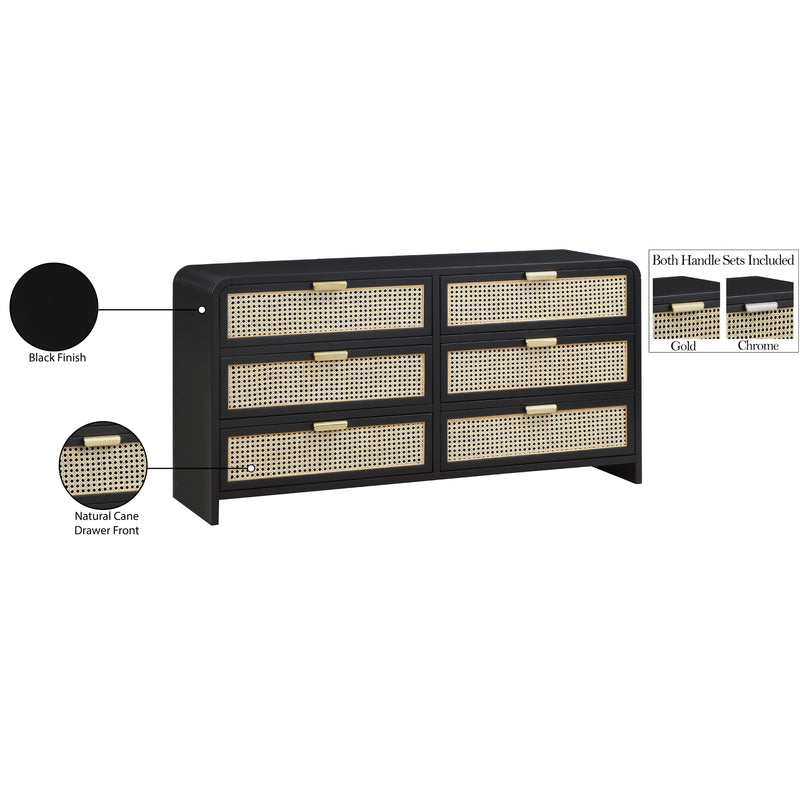 Meridian Sage Black Dresser IMAGE 15