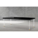 Meridian Bethany Black Dining Table IMAGE 2