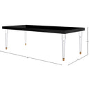 Meridian Bethany Black Dining Table IMAGE 6