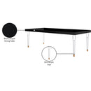 Meridian Bethany Black Dining Table IMAGE 7
