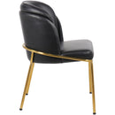 Meridian Jagger Black Vegan Leather Dining Chair IMAGE 5