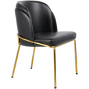 Meridian Jagger Black Vegan Leather Dining Chair IMAGE 6