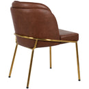 Meridian Jagger Brown Vegan Leather Dining Chair IMAGE 7