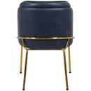 Meridian Jagger Navy Vegan Leather Dining Chair IMAGE 3