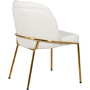 Meridian Jagger White Vegan Leather Dining Chair IMAGE 7