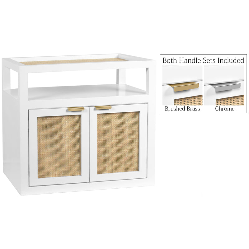 Meridian Cambria Nightstand 896White-NS IMAGE 1