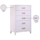 Meridian Bowtie Pink / Gold Chest IMAGE 10