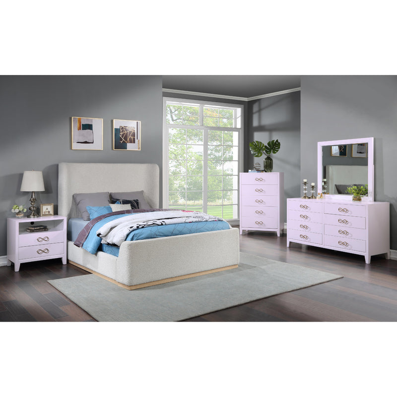 Meridian Bowtie Pink / Gold Dresser IMAGE 11