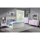 Meridian Bowtie Pink / Gold Night Stand IMAGE 11