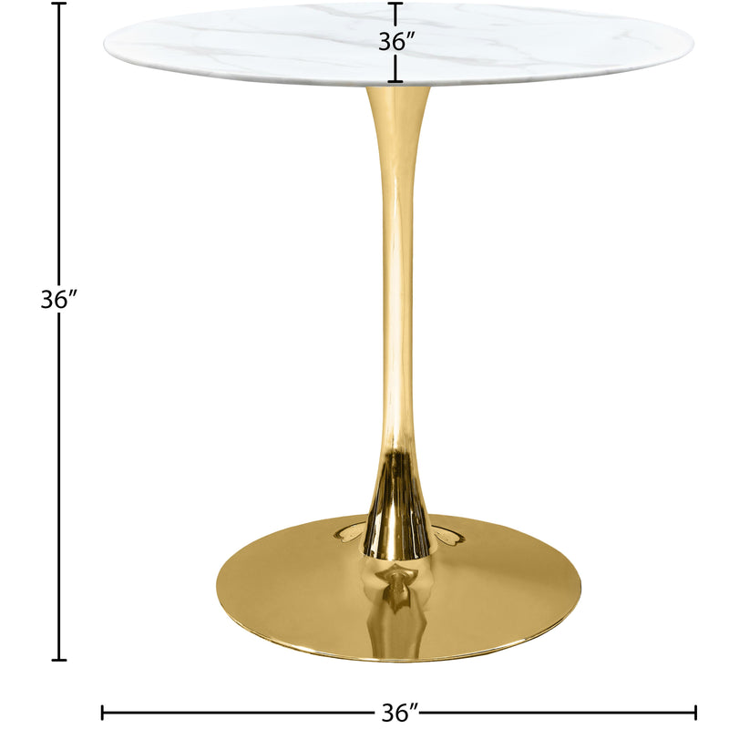 Meridian Holly Gold Counter Height Table (3 Boxes) IMAGE 4