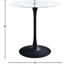 Meridian Holly Matte Black Counter Height Table (3 Boxes) IMAGE 4