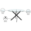 Meridian Xander Matte Black Dining Table IMAGE 5