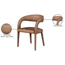 Meridian Sylvester Brown Vegan Leather Dining Chair IMAGE 10