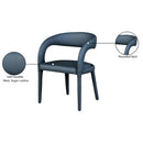 Meridian Sylvester Navy Vegan Leather Dining Chair IMAGE 10