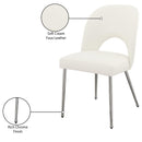 Meridian Logan Cream Vegan Leather Dining Chair IMAGE 8