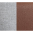 Meridian Blake Brown Vegan Leather Full Bed IMAGE 7