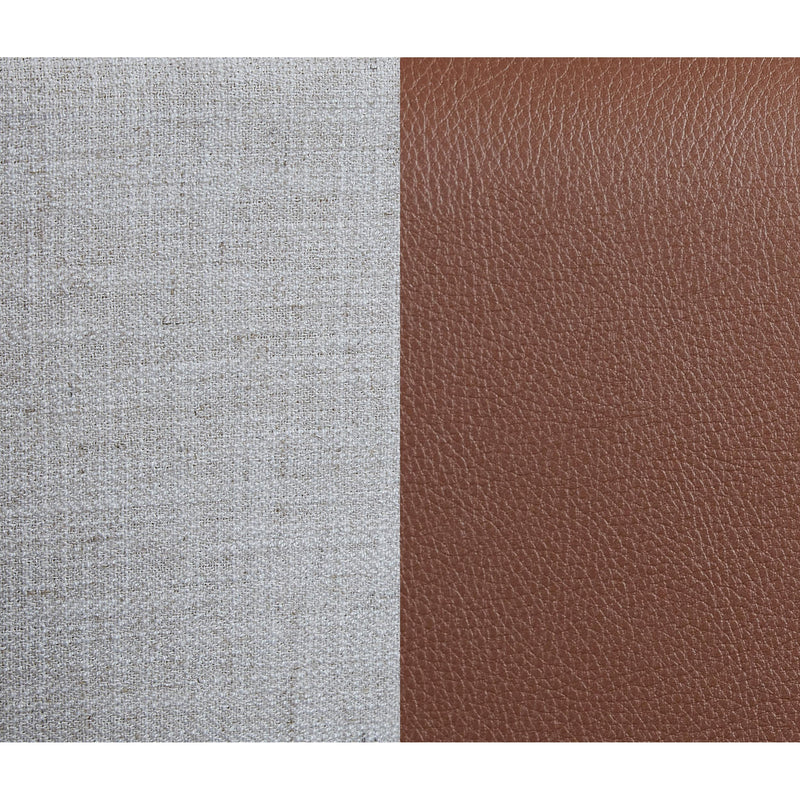 Meridian Blake Brown Vegan Leather Full Bed IMAGE 7