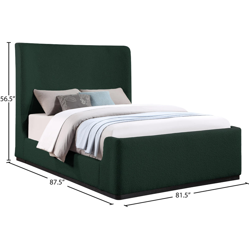 Meridian Oliver Green Boucle Fabric King Bed (3 Boxes) IMAGE 9