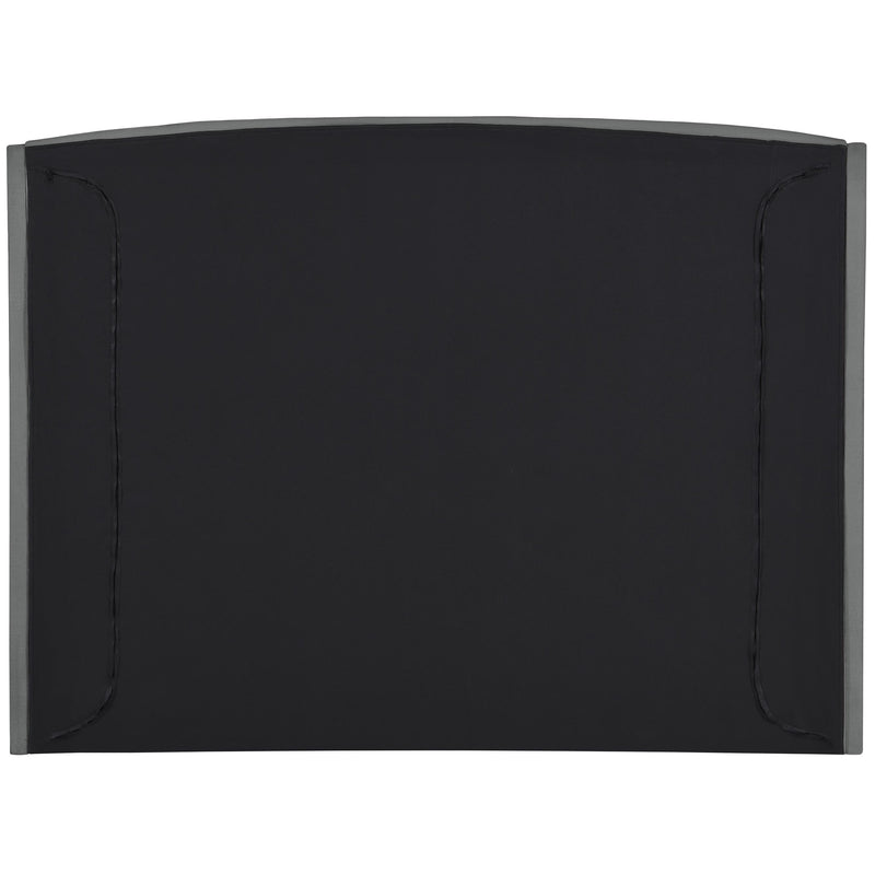 Meridian Tess Grey Velvet Queen Bed (3 Boxes) IMAGE 6