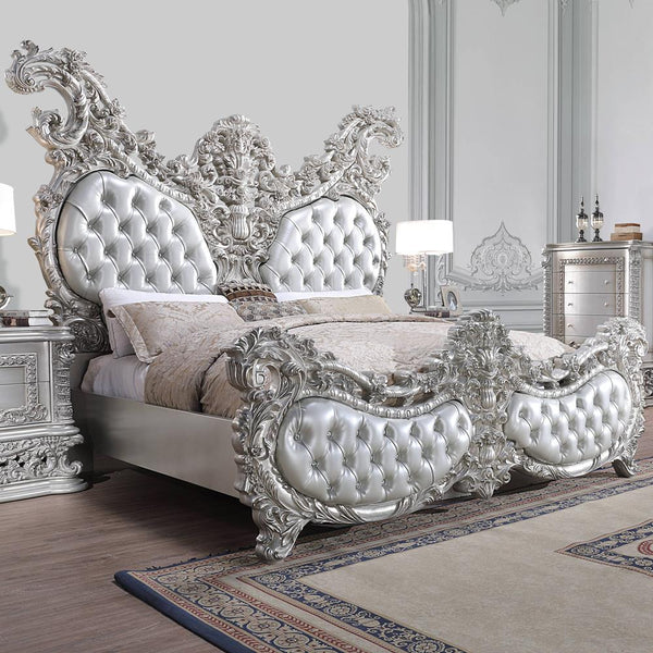 Acme Furniture Valkyrie King Upholstered Panel Bed BD00683EK IMAGE 1