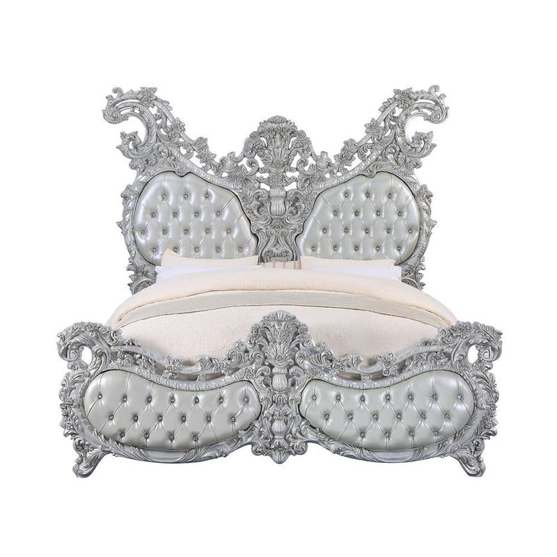 Acme Furniture Valkyrie King Upholstered Panel Bed BD00683EK IMAGE 4