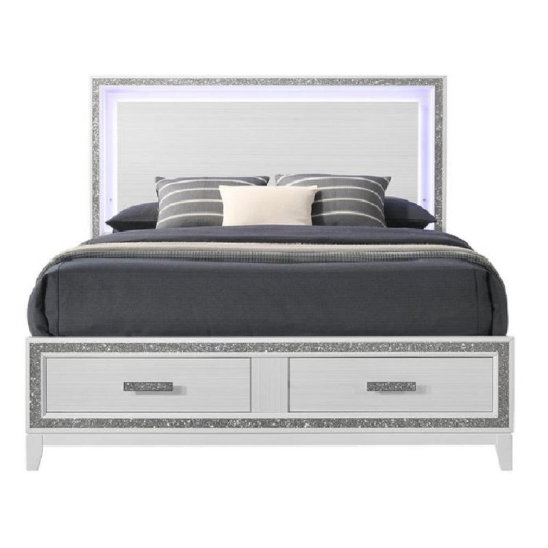 Acme Furniture Haiden BD01742EK EK Bed with LED & Storage IMAGE 3