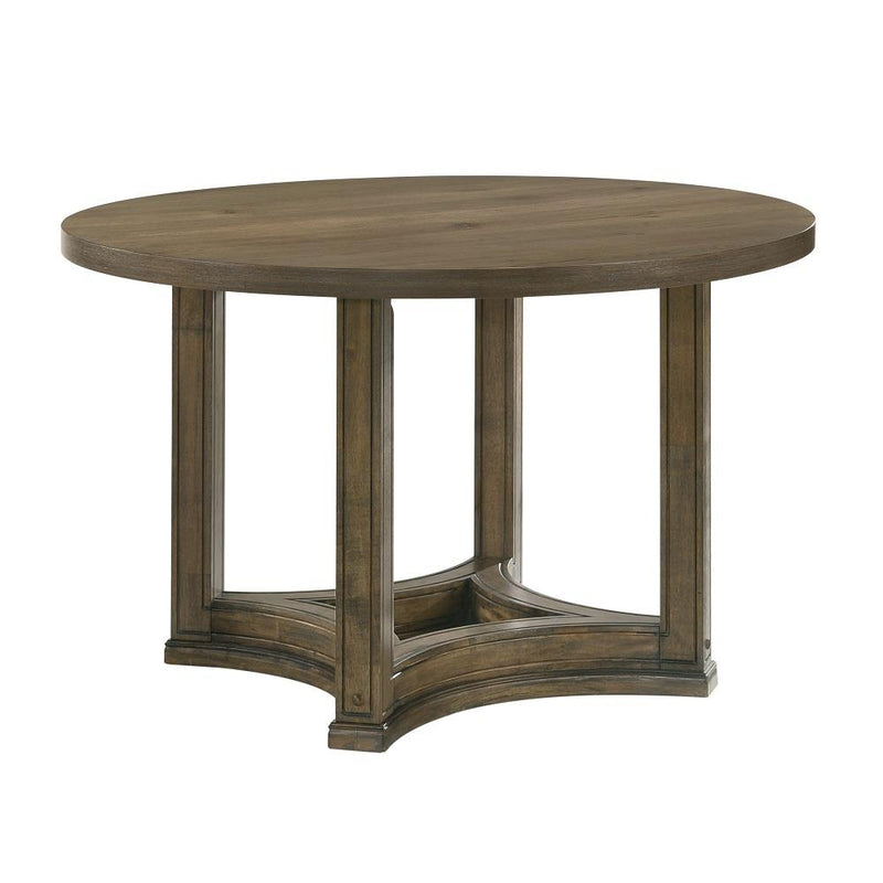 Acme Furniture Round Parfield Dining Table with Pedestal Base DN01809 IMAGE 1