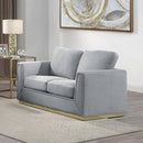 Acme Furniture Valin Stationary Fabric Loveseat LV01745 IMAGE 1