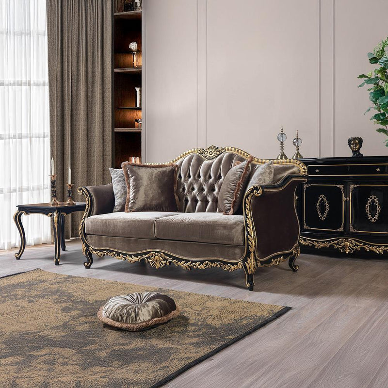 Acme Furniture Betria LV01888 Loveseat with 4 Pillows IMAGE 5