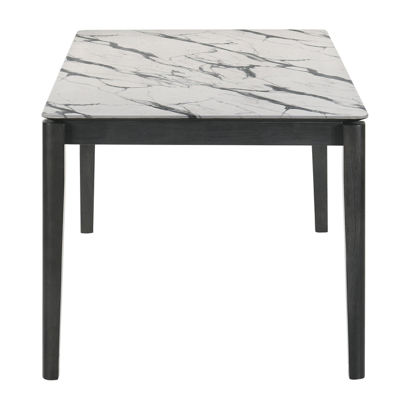 Coaster Furniture Stevie Dining Table with Faux Marble Top 115111WG IMAGE 3