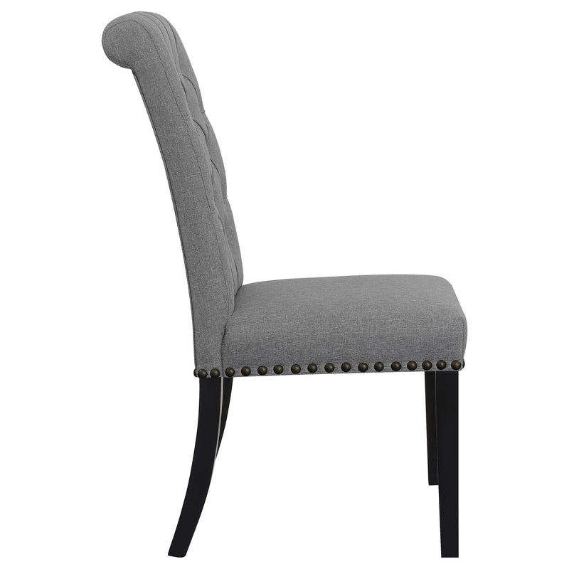 Coaster Furniture Alana 115162 Fabric Upholstered Dining Side Chair - Grey (Set of 2) IMAGE 7