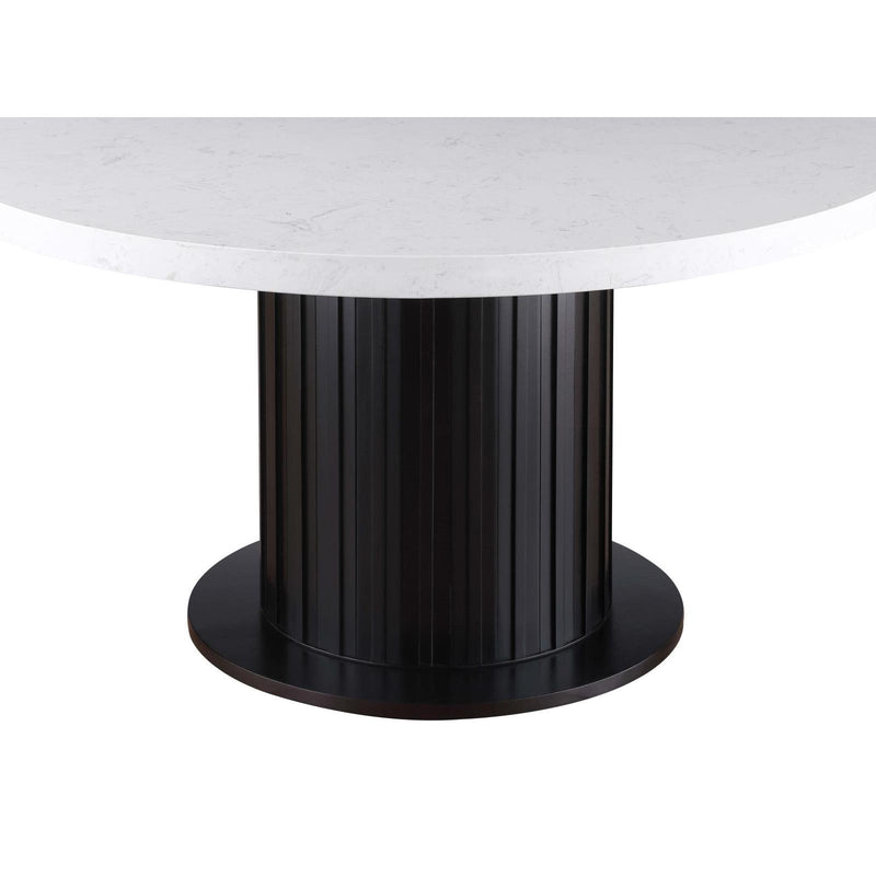 Coaster Furniture Round Sherry Dining Table with Pedestal Base 115490 IMAGE 4