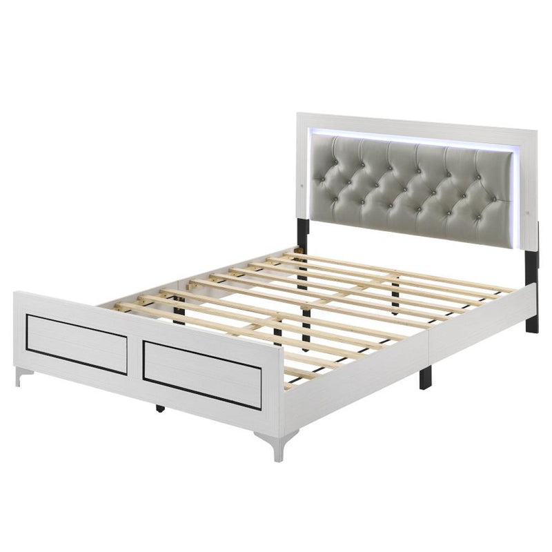 Acme Furniture Casilda King Upholstered Panel Bed BD00806EK IMAGE 2