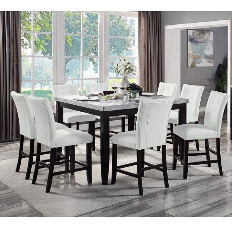 Acme Furniture Hussein DN01444 Counter Height Table with Marble Top IMAGE 10